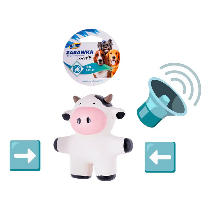 HILTON Cow - Играчка за куче - 12 см