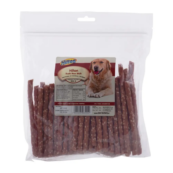 HILTON Патешка оризова пръчица - кучешка дъвка - 500гр