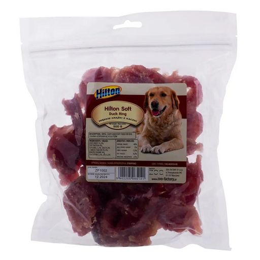 HILTON Soft duck rings - Лакомство за кучета - 500гр