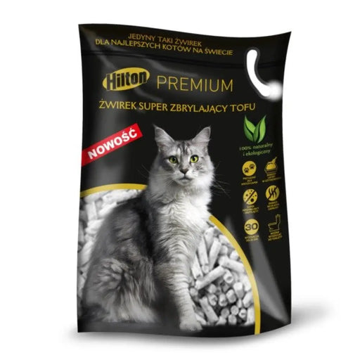 HILTON Tofu Super Clumping Cat Litter - 2,5 кг