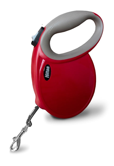 HILTON Smart Dog L (30 кг) - прибираща се каишка - бордо-сива - 5 м