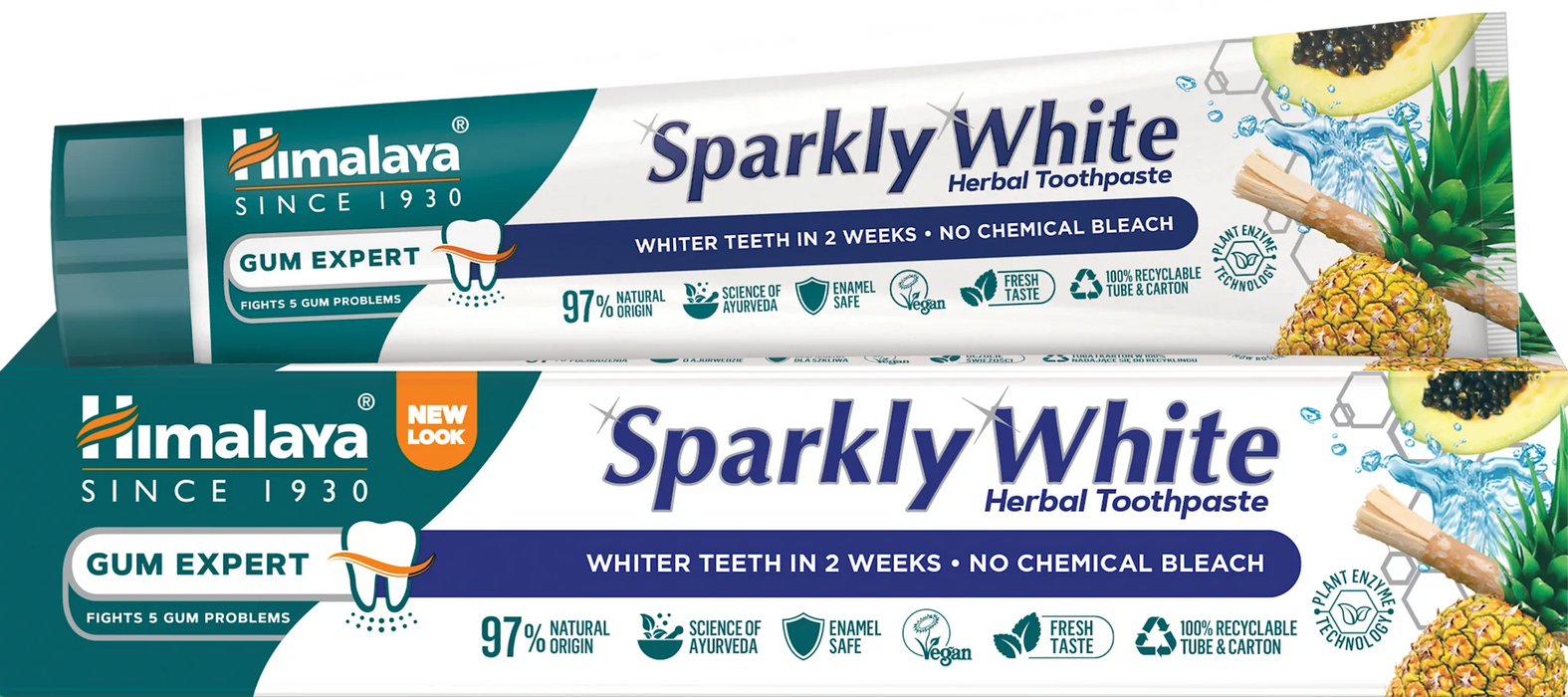Избелваща паста за зъби Sparkly White, 75 ml