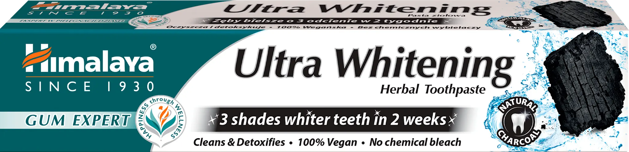 Паста за зъби с активен въглен Ultra Whitening, 75 ml