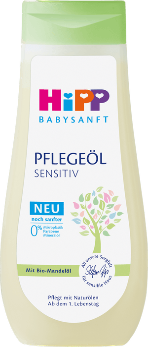 Подхранващо бебешко олио Sensitive, 200 ml