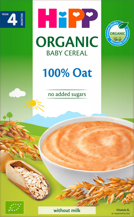 Био безмлечна каша с овес, 4+м, 200 g