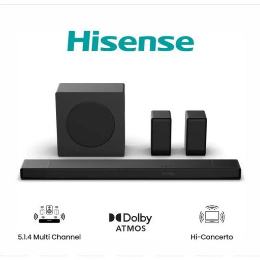 Hisense AX5140Q Саундбар 5.1.4 канала 600 W BT Dolby Atmos