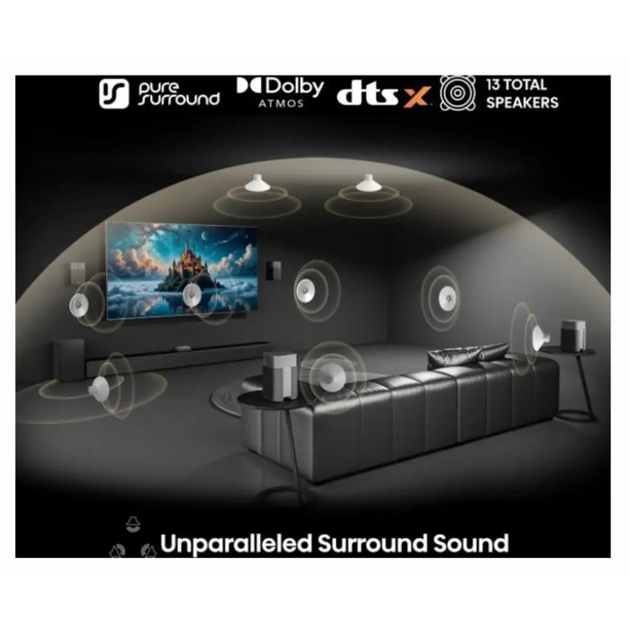 Hisense HT Saturn 4.1.2Ch Sound Bar с безжичен субуфер 720