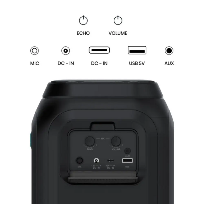 Hisense Party високоговорител 2.0 Ch. 160W BT 12h игра черен