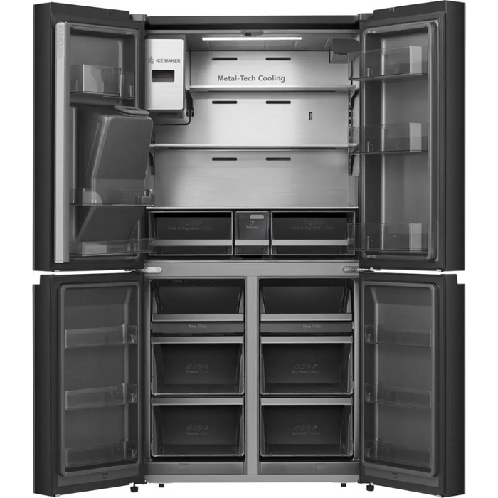 Hisense RQ760N4IFE side-by-side хладилник Свободностоящ 577