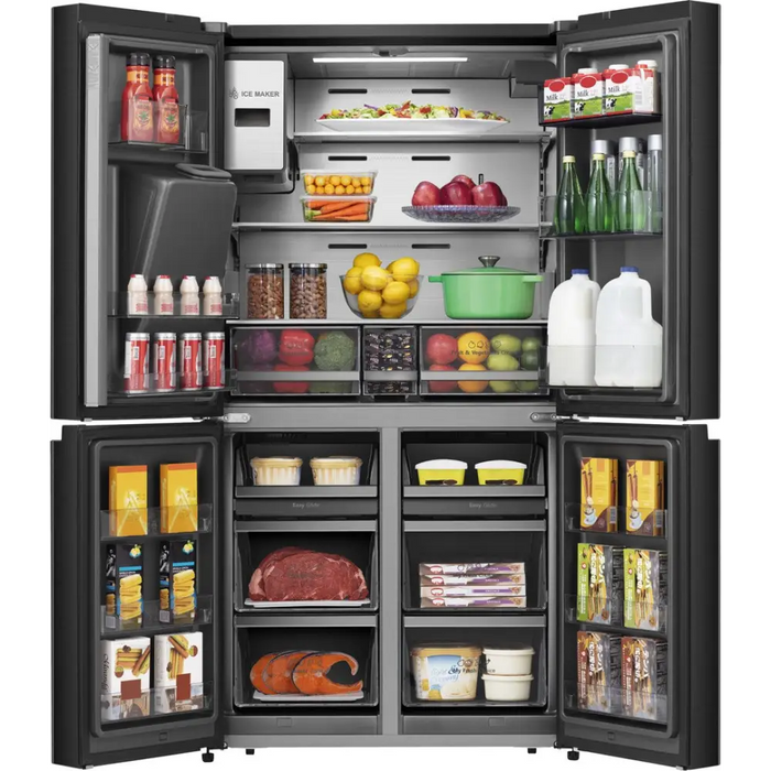 Hisense RQ760N4IFE side-by-side хладилник Свободностоящ 577