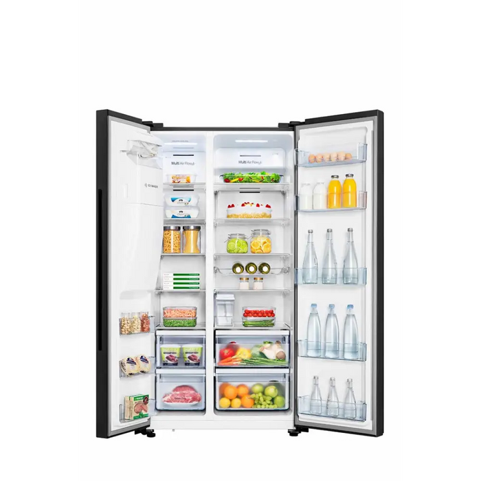 Hisense RS694N4GBE side-by-side хладилник Свободностоящ 562