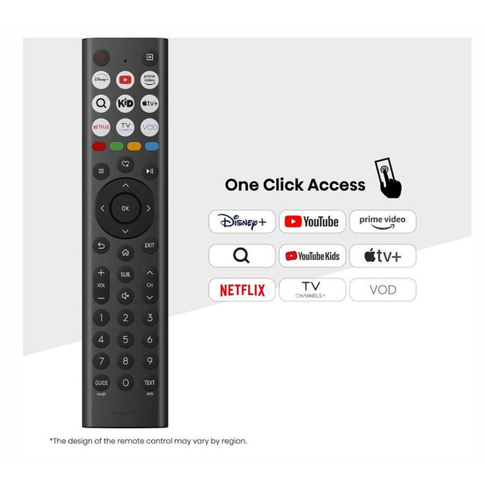 Hisense 32" A5Q, Full HD 1920x1080, QLED, Quantum Dot, HDR, HLG, DTS HD, Сензор за светлина, Dolby Audio, Smart TV, WiFi, WiFi Direct, 2xHDMI, 2xUSB, LAN, CI+, DVB-T2/C/S2, Черен