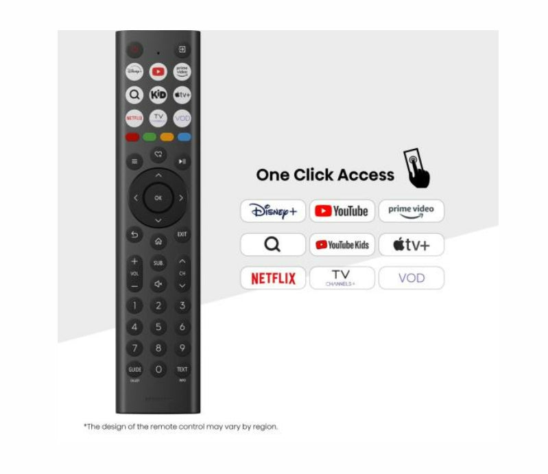 Hisense 40" A5Q, Full HD 1920x1080, QLED, Quantum Dot, HDR, HLG, DTS HD, Сензор за светлина, Dolby Audio, Smart TV, WiFi, WiFi Direct, 2xHDMI, 2xUSB, LAN, CI+, DVB-T2/C/S2, Черен