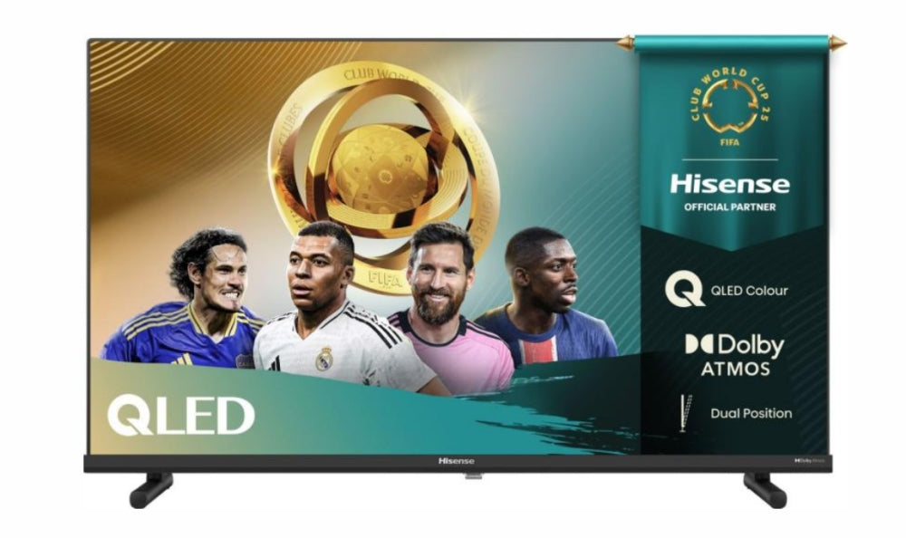 Hisense 40" A5Q, Full HD 1920x1080, QLED, Quantum Dot, HDR, HLG, DTS HD, Сензор за светлина, Dolby Audio, Smart TV, WiFi, WiFi Direct, 2xHDMI, 2xUSB, LAN, CI+, DVB-T2/C/S2, Черен