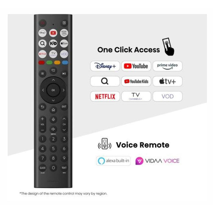 Hisense 50" A6Q, 4K Ultra HD 3840x2160, DLED, DFA, Precision Colour, HDR 10+, HLG, Dolby Vision, Сензор за светлина, Smart TV, WiFi, BT, AnyView Cast, Gaming Mode, 1xHDMI2 eArc, 3xHDMI, 2xUSB, LAN, CI+, DVB-T2/C/S2, Черен