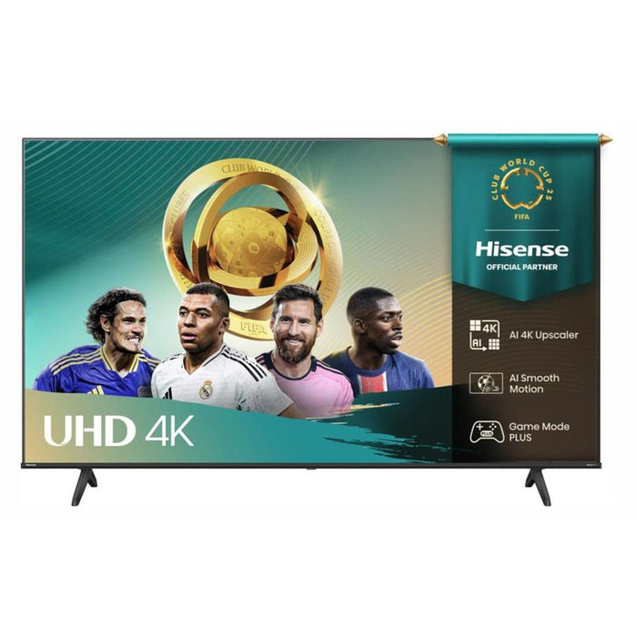 Hisense 50" A6Q, 4K Ultra HD 3840x2160, DLED, DFA, Precision Colour, HDR 10+, HLG, Dolby Vision, Сензор за светлина, Smart TV, WiFi, BT, AnyView Cast, Gaming Mode, 1xHDMI2 eArc, 3xHDMI, 2xUSB, LAN, CI+, DVB-T2/C/S2, Черен