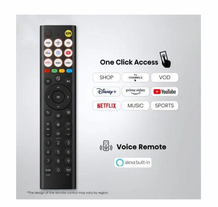 Hisense 50" E7S, 4K Ultra HD 3840x2160, QLED, Quantum Dot, HDR 10+, HLG, Dolby Vision, DTS Virtual X, Smart TV, WiFi, Светлинен сензор, BT, Anyview Cast, 3xHDMI, 2xUSB, LAN, CI+, DVB-T2/C/S2, Черен