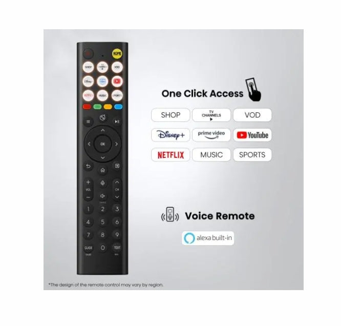 Hisense 50" E8S, 4K Ultra HD 3840x2160, ULED, Quantum Dot, 144 Hz, HDR 10+, HLG, Dolby Vision, DTS Virtual X, Smart TV, WiFi, Светлинен сензор, BT, Anyview Cast, 4xHDMI, 2xUSB, LAN, CI+, DVB-T2/C/S2, Единична стойка, Черен