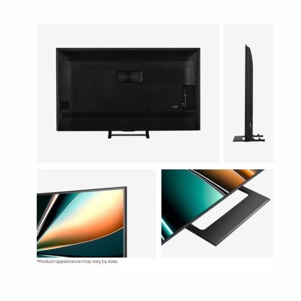 Hisense 50" U7Q, 4K Ultra HD 3840x2160, ULED, FALD, Quantum Dot, 144Hz, IPS, HDR 10+, HLG, Dolby Vision IQ, Dolby Atmos, Smart TV, WiFi 5GHz, WiFi Direct, BT, Anyview Cast, 4xHDMI, 2xUSB, LAN, CI+, DVB-T2/C/S2, черен