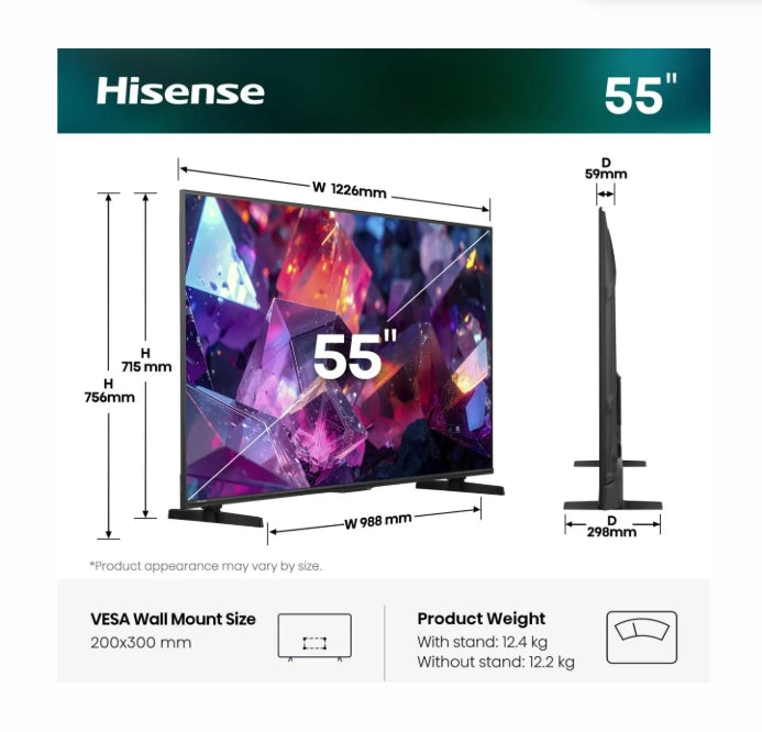 Телевизор Hisense 55E7S PRO