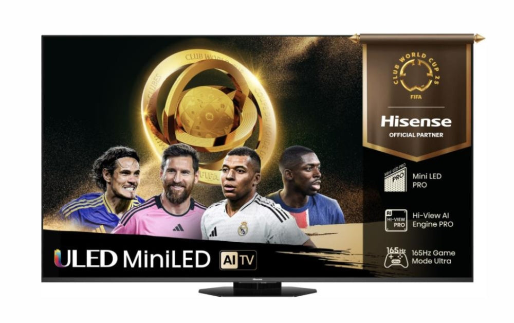 Hisense 55" U8Q, 4K Ultra HD 3840x2160, Mini Led Pro, FALD, Quantum Dot, 165Hz, IPS, HDR 10+, HLG, Dolby Vision IQ, Dolby Atmos, Smart TV, Сензор за светлина, WiFi 5GHz, WiFi Direct, BT, Anyview Cast, 3xHDMI, 2xUSB,1x USB (3.0), LAN, CI+, DVB-T2/C/S2, чер
