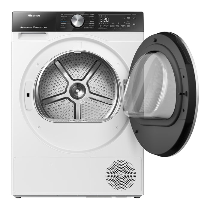 Сушилня HISENSE DH5S902BW КОНДЕНЗАЦИОННА С ТЕРМОПОМПА, 9.0 kg