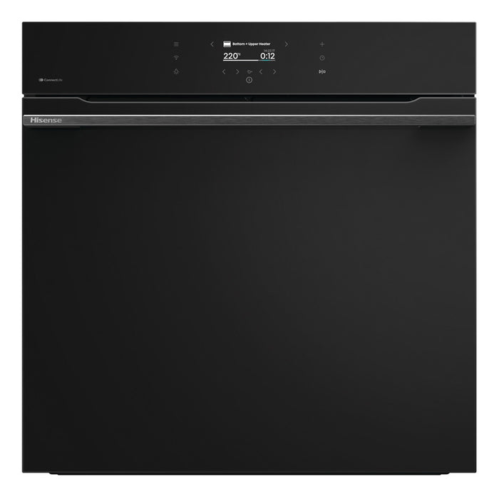 Фурнa за вграждане HISENSE BI614P8B 77 L, А+, ТЕЛЕСКОПИЧНА СИСТЕМА, ПЛАВНО ЗАТВАРЯНЕ, ПИРОЛИТИЧНО ПОЧИСТВАНЕ