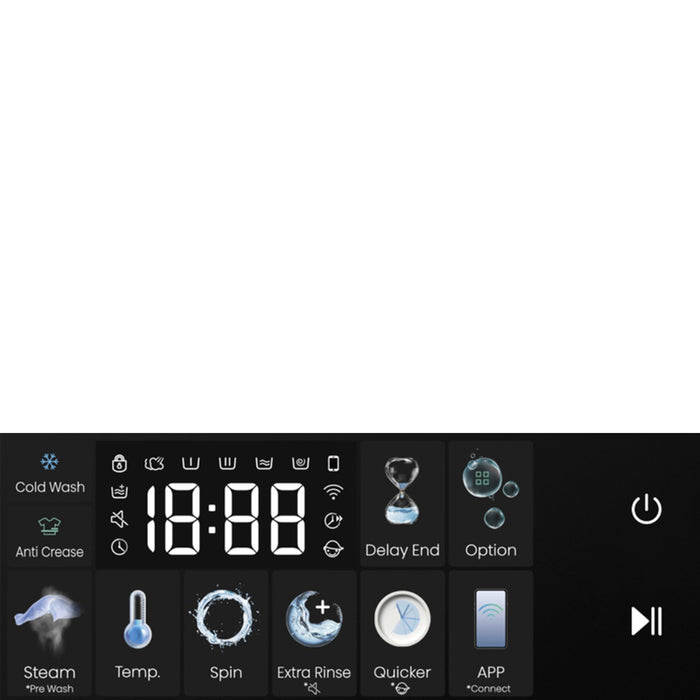 Пералня HISENSE WF3I9043BWFS2 9.0 kg, 1400 об/min