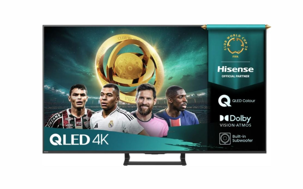 Hisense 65" A7Q, 4K Ultra HD 3840x2160, QLED, HDR 10+, HLG, Dolby Vision, Dolby Atmos, Smart TV, Сензор за светлина, WiFi Direct, BT, Anyview Cast, 3xHDMI, 2xUSB, LAN, CI+, DVB-T2/C/S2, Черен