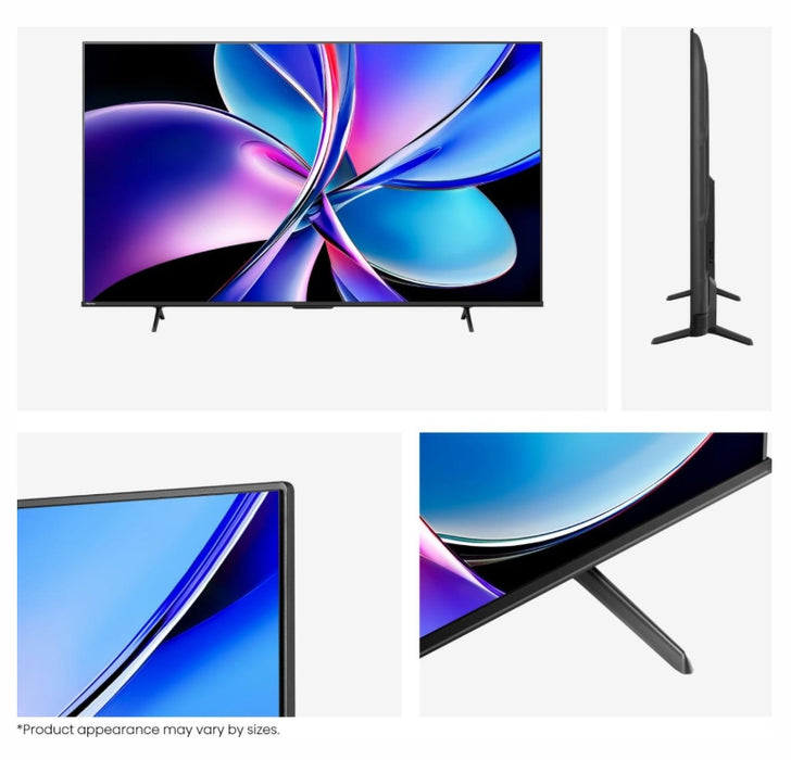 Hisense 65" E7Q Pro, 4K Ultra HD 3840x2160, QLED, Quantum Dot, 144Hz, HDR 10+ adaptive, HLG, Dolby Vision, DTS Virtual X, Smart TV, WiFi 5GHz, WiFi Direct, BT, Anyview Cast, 4xHDMI, 2xUSB, LAN, CI+, DVB-T2/C/S2, Черен