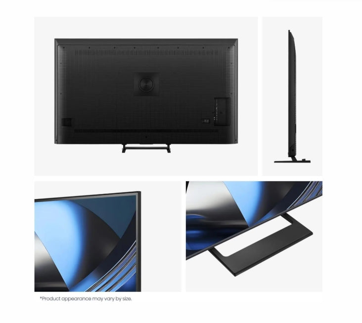 Hisense 65"U7SE, 4K Ultra HD 3840x2160, ULED, FALD, Quantum Dot, 144Hz, IPS, HDR 10+, HLG, Dolby Vision IQ, Dolby Atmos, Smart TV, WiFi 5GHz, WiFi Direct, BT, Anyview Cast, сензор за светлина, 4xHDMI, 2xUSB, LAN, CI+, DVB-T2/C/S2, черен