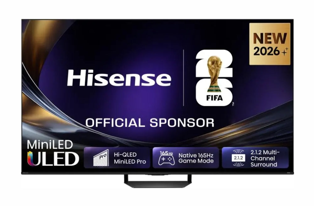 Hisense 65"U7S Pro, 4K Ultra HD 3840x2160, ULED, FALD, Quantum Dot, 165Hz, IPS, HDR 10+, HLG, Dolby Vision IQ, Dolby Atmos, Smart TV, WiFi 5GHz, WiFi Direct, BT, Anyview Cast, сензор за светлина, дистанционно управление със слънчева енергия, 4xHDMI, 2xUSB