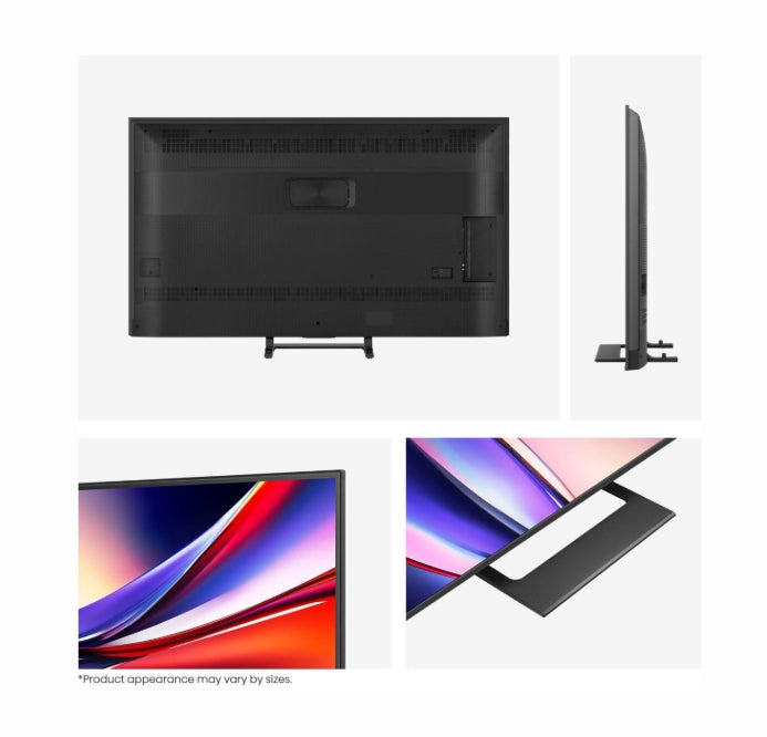 Hisense 75" A7Q, 4K Ultra HD 3840x2160, QLED, HDR 10+, HLG, Dolby Vision, Dolby Atmos, Smart TV, Светлинен сензор, WiFi Direct, BT, Anyview Cast, 3xHDMI, 2xUSB, LAN, CI+, DVB-T2/C/S2, Черен