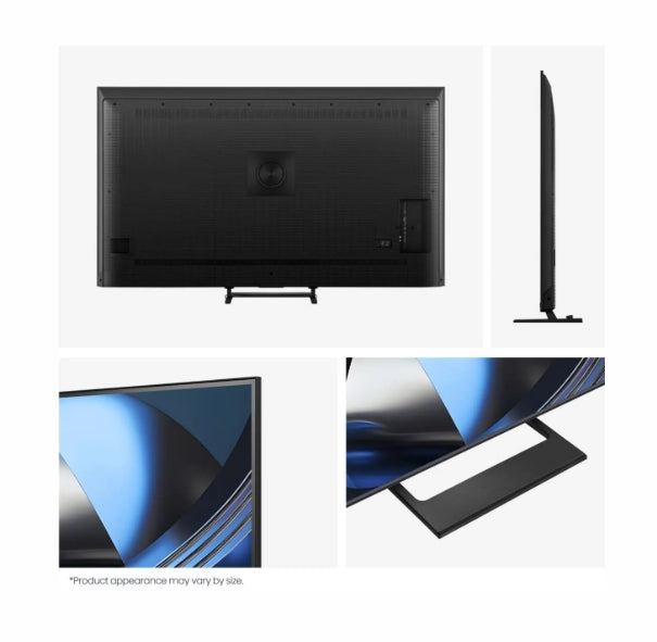 Hisense 75"U7SE, 4K Ultra HD 3840x2160, ULED, FALD, Quantum Dot, 144Hz, IPS, HDR 10+, HLG, Dolby Vision IQ, Dolby Atmos, Smart TV, WiFi 5GHz, WiFi Direct, BT, Anyview Cast, сензор за светлина, 4xHDMI, 2xUSB, LAN, CI+, DVB-T2/C/S2, черен
