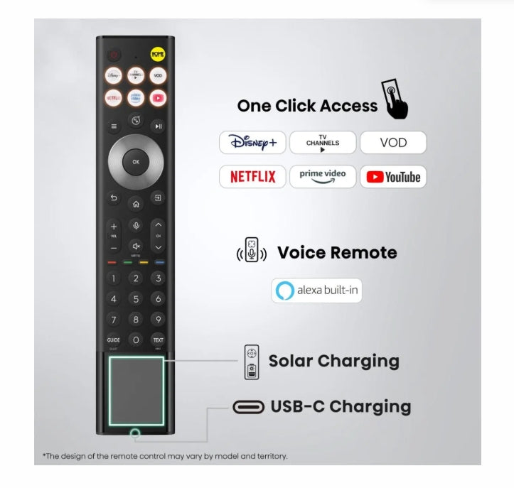 Hisense 75" UR9S, 4K Ultra HD 3840x2160, RGB Mini LED, DLED, Quantum Dot, 180Hz, IPS, HDR 10+, HLG, Dolby Vision IQ, Dolby Atmos, Smart TV, Светлинен сензор, WiFi 6eGHz, WiFi Direct, BT, 2x15 W + 2x10 W + 20 W + 2x10 W, Anyview Cast, 3xHDMI, 2xUSB, LAN, C