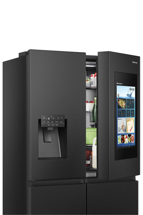 Hisense RQ760N4IFE side-by-side хладилник Свободностоящ 577 LE Черен