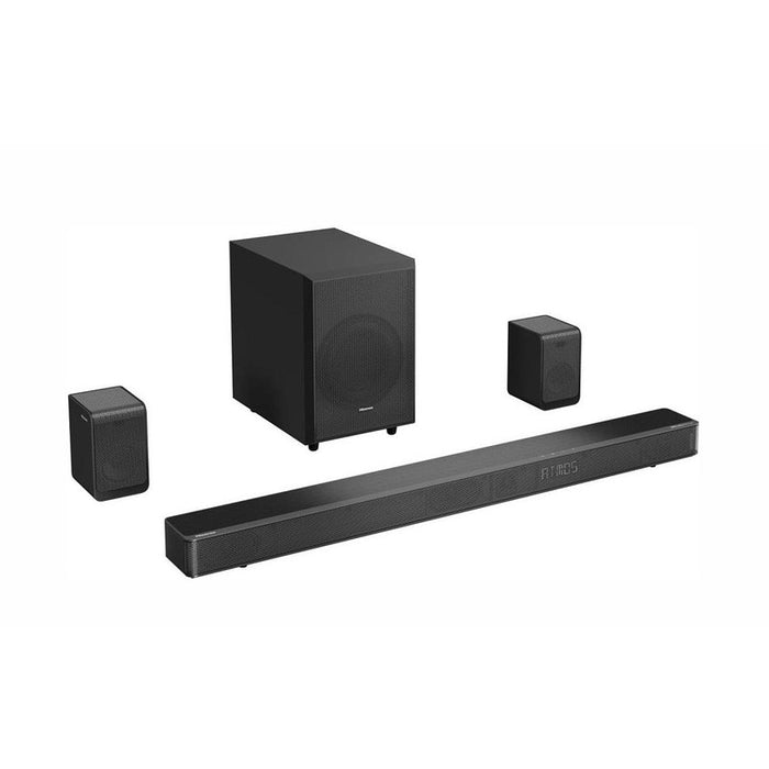 Hisense AX5125H 5.1.2Ch Sound Bar с безжичен субуфер, 500 W, Dolby Atmos, Bluetooth 5.3, 4K HDMI Pass Through, DTS:X, HDMI/AUX/ARC/Optical/USB, 7 EQ режима