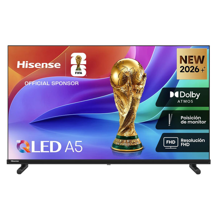 Смарт телевизор Hisense 40A5S 1920 x 1080 px 40" HDR Full HD Dolby Atmos QLED