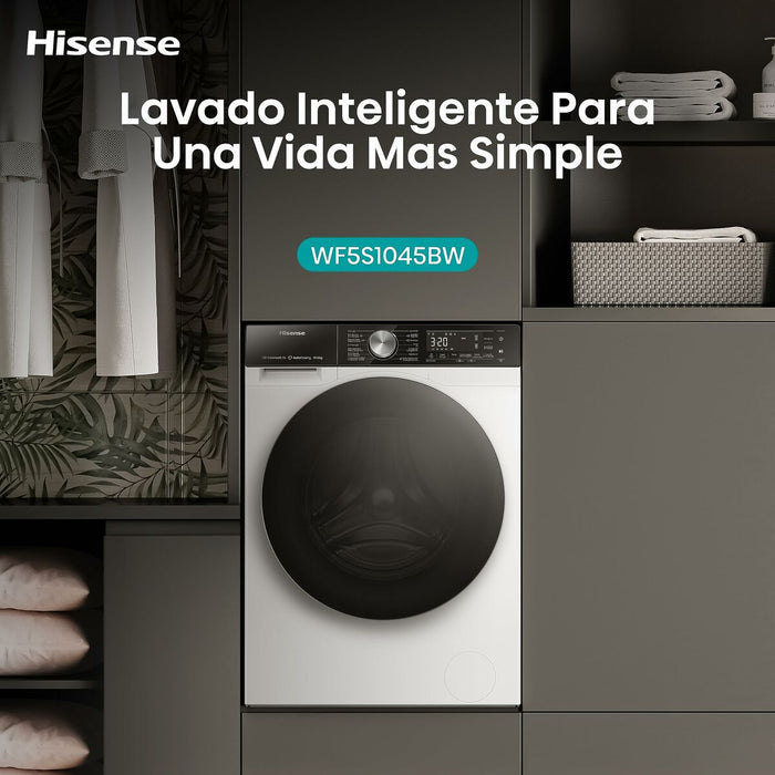 Перална машина Hisense WF5S1045BW 59,5 cm 1400 rpm 10,5 kg
