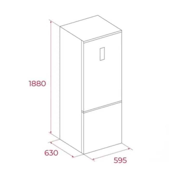 Хладилник с фризер TEKA RBF 44630 WH 318 л 188 см бял