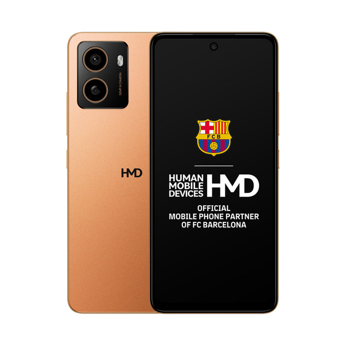 Смартфон GSM HMD PULSE+ ORANGE 6.56 ", 128 GB, RAM 4 GB, 50 MP+QVGA