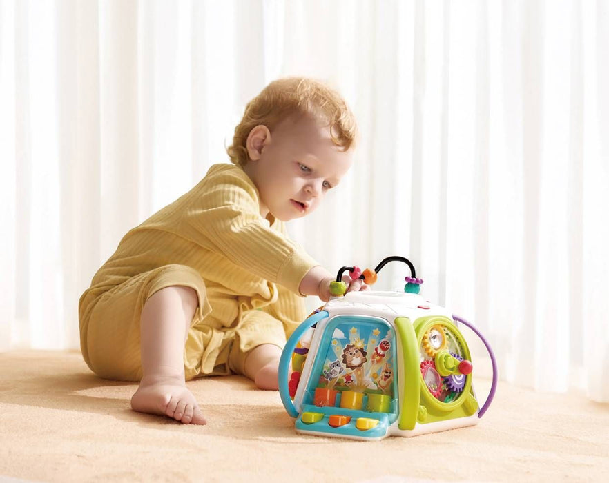 Интерактивна играчка Hola Toys - Куб Монтесори