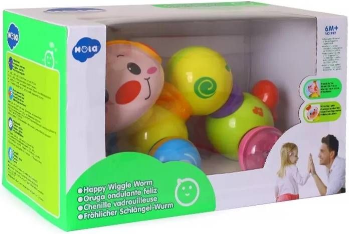 Интерактивна играчка Hola Toys - Пълзяща гъсеница