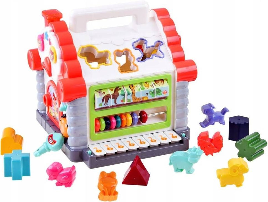 Интерактивна играчка Hola Toys - Къща с форми, светлини и звуци