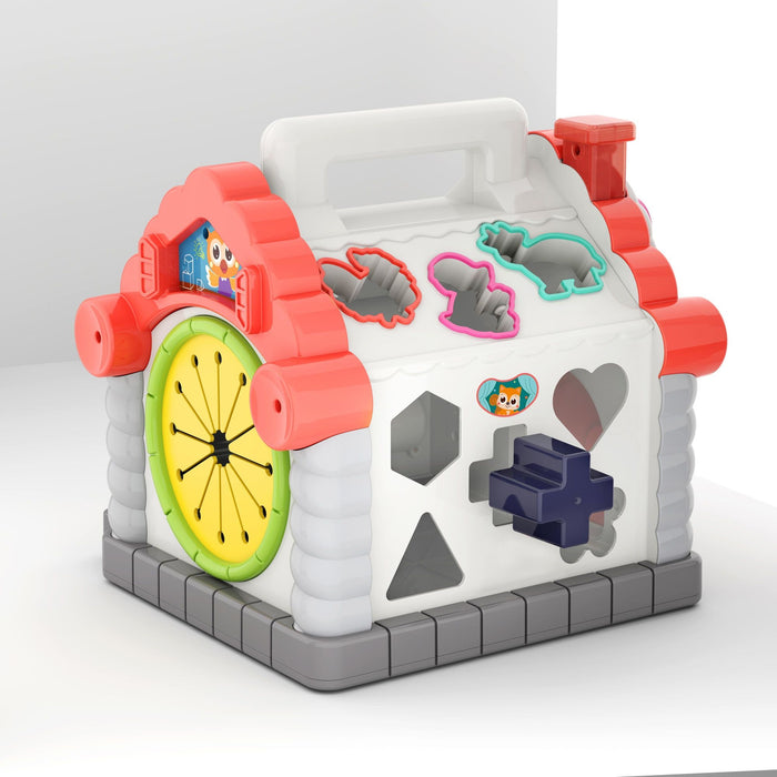 Интерактивна играчка Hola Toys - Къща с форми, светлини и звуци