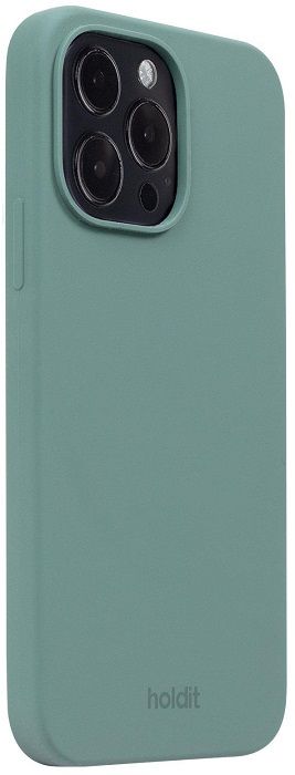 Калъф Holdit - Silicone, iPhone 15 Pro Max, Moss Green
