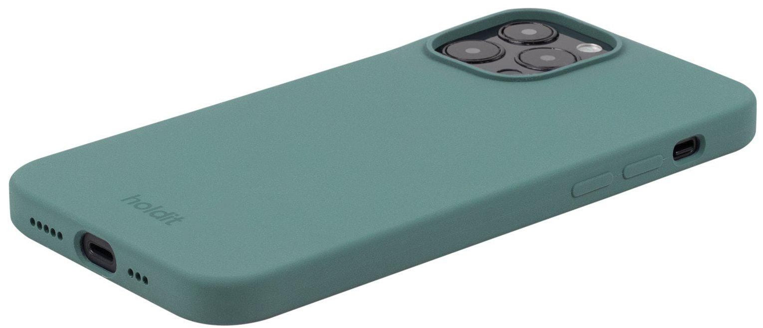 Калъф Holdit - Silicone, iPhone 15 Pro Max, Moss Green