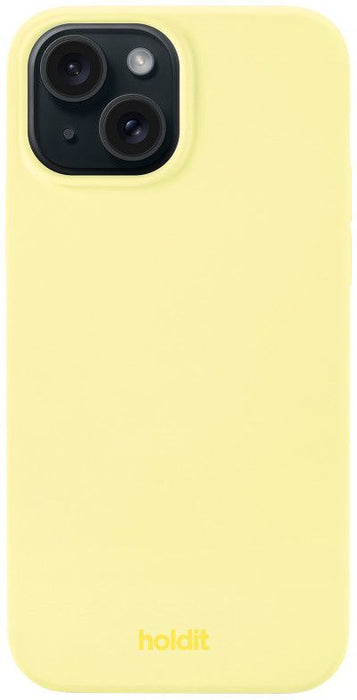 Калъф Holdit - Silicone, iPhone 15, Lemonade