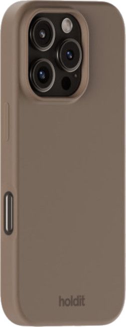 Калъф Holdit - Silicone, iPhone 16 Pro, Mocha Brown