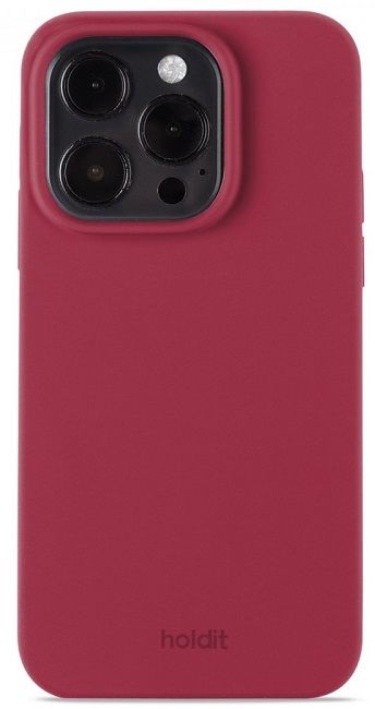Калъф Holdit - Silicone, iPhone 14 Pro, бордо
